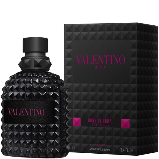 Valentino Uomo Born in Roma Extradose Parfum 3.4 oz Spray by Valentino – Intense Woody Spicy Men’s Fragrance | Free USA 3-Day Delivery