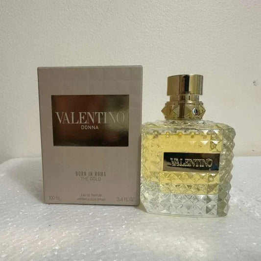 Valentino Born in Roma The Gold EDP 3.4 oz / 100ml for Women – New & Sealed, Free USA Shipping, 3-Day Delivery